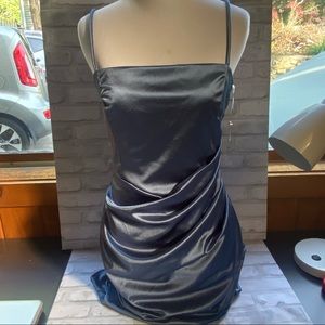 Windsor Blue Ruched Dress